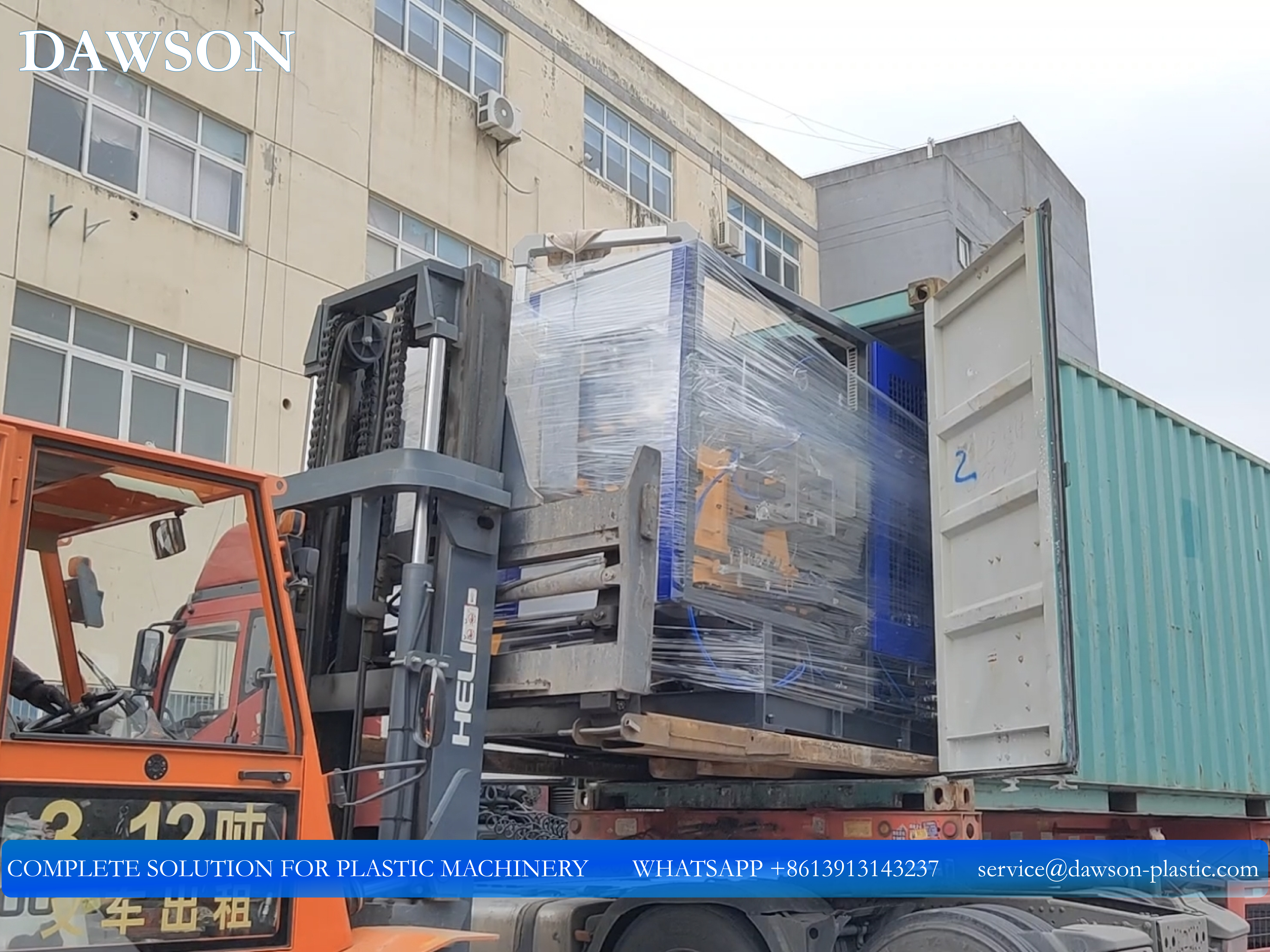 5L Jerry Can Double Station Extrusion Blow Molding Machine Delivery To Saudi Arabia