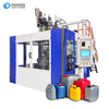 Fully Automatic Motor Oil Chemicals Packaging View Strip Bottle Single Layer Jerrycan Production Line Blow Moulding Machinery