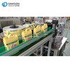Automatic plastic bottle cosmetic bottle rolling labeling machine plus automatic bottle feeding machine