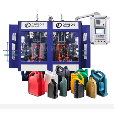 0-5L HDPE PP Plastic Liquid Soap Lubricant Motor Oil Jerrycan Bottle Drum Making Extrusion Blow Molding Machine