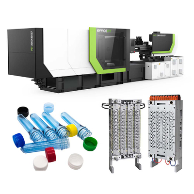 48 Cavity Water Factory Bottle Producing PET Preform Heavy Injection Weight 2300g Electric Plastic Injection Molding Machine