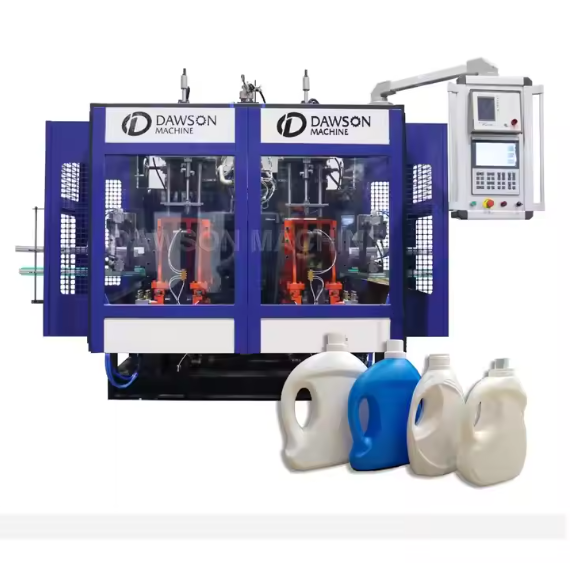 2L 3L 1 Gallon HDPE Plastic Bottle Daily Chemicals Automatic Deflashing Extrusion Blow Molding Machine