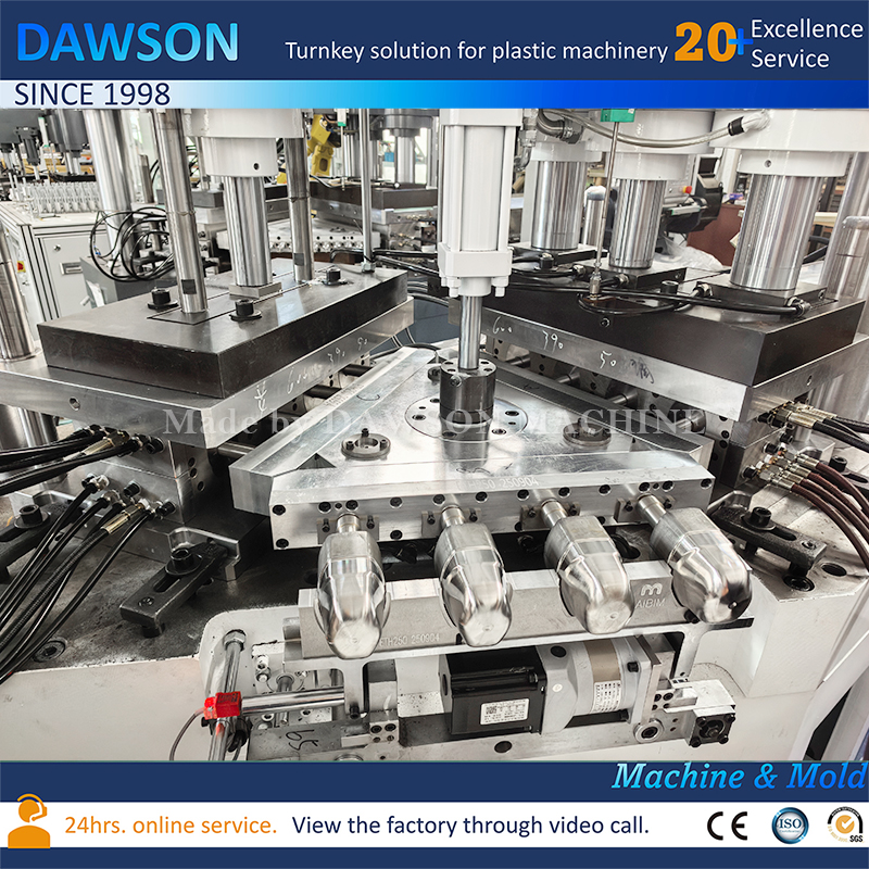 Energy Saving Thick-Wall Petroleum Jelly Jars Injection Blow Molding Equipment Injection Blow Moulding Machines