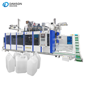 Automatic DSB90II Double Station Blow Molding Machine with Triple Screw for 5L Containers