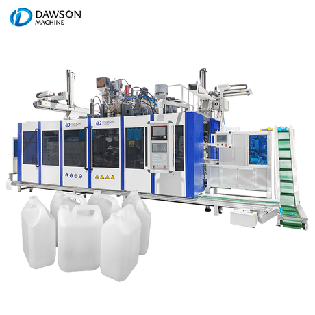 Automatic DSB90II Double Station Blow Molding Machine with Triple Screw for 5L Containers