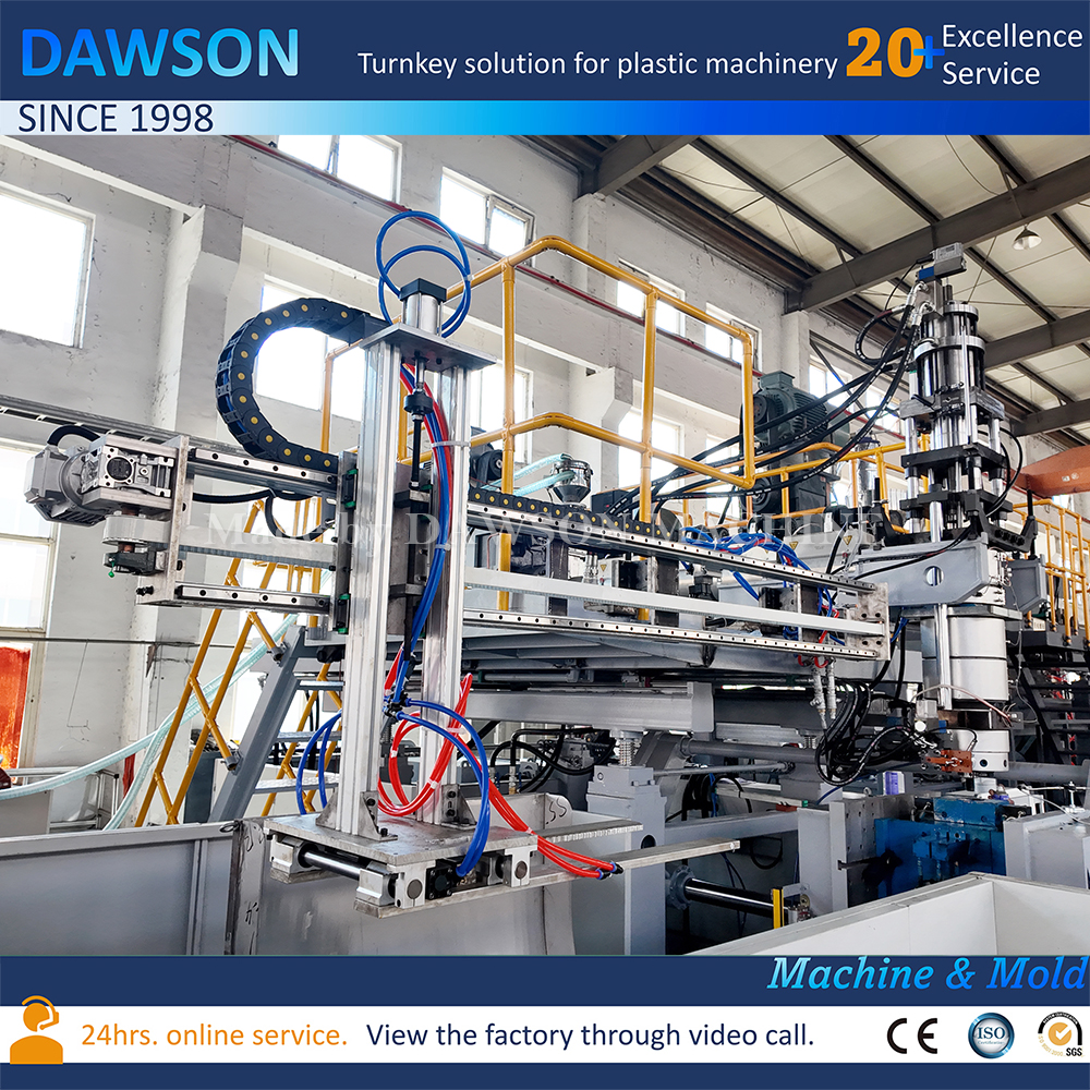 DAS Wall Thickness Control Auto Car Air Ducts Pipes Blow Making Blow Molding Machine