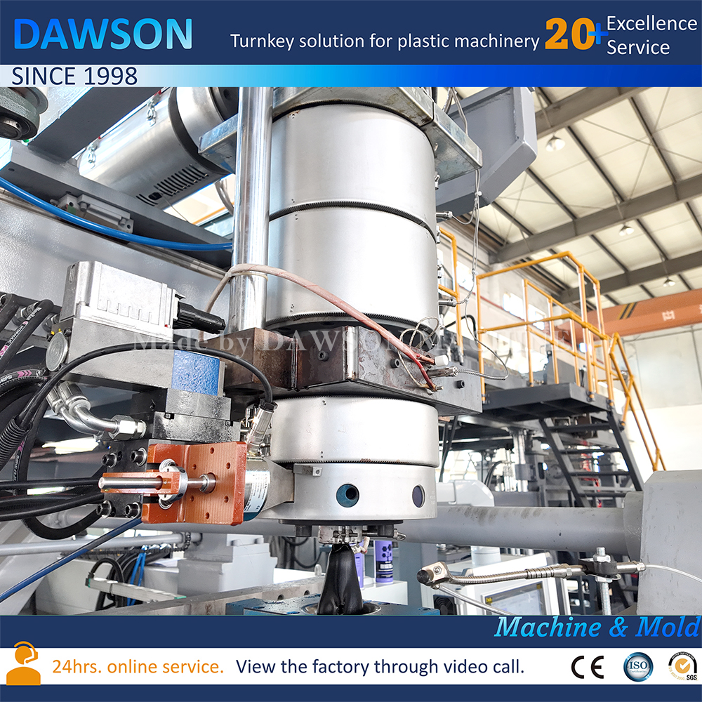 PE PP TEEE ABS PA EPDM+PP PA+GF Auto Blow Molding Parts Making Machine Air Intake Pipe Blow Molding Machine