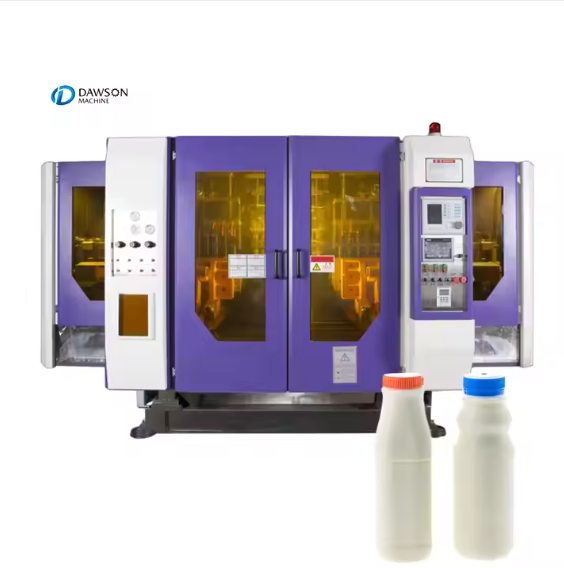 Automatic HDPE 200ml 500ml Milk Maker Blowing Moulding Plastic Blow Molding Machine