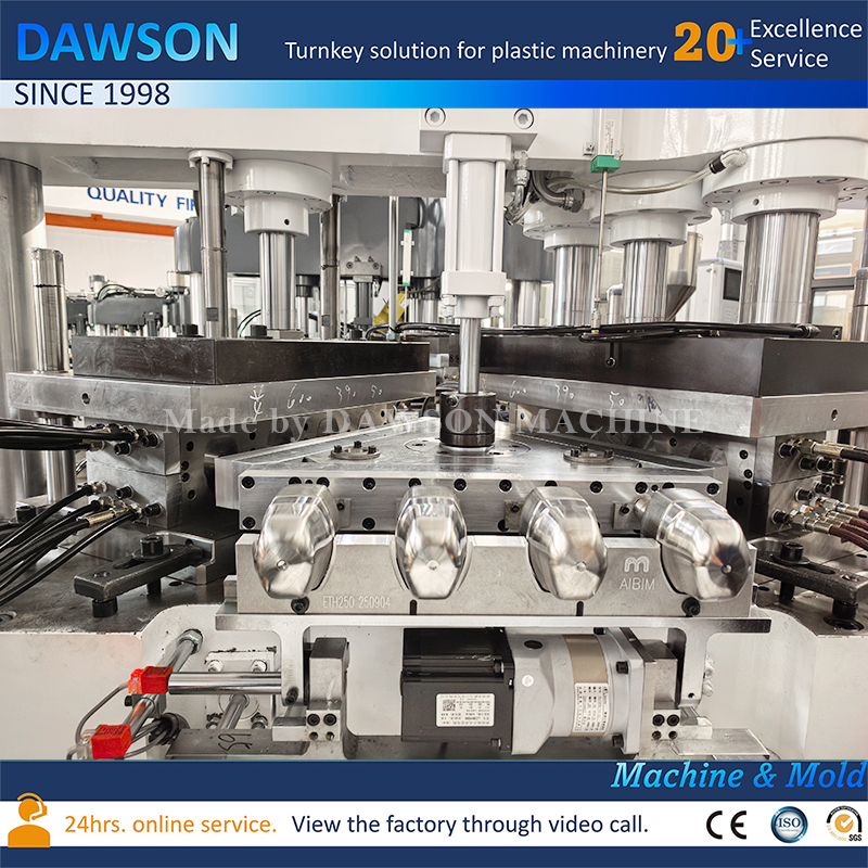 Durable HDPE/PP Petroleum Jelly Jars FDA Grade Injection Blow Molding Machine 