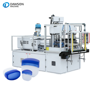 Fully Automatic Opaque White Vaseline Jars Injection Blow Molding Making Machines Injection Blow Moulding System