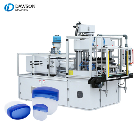 Fully Automatic Opaque White Vaseline Jars Injection Blow Molding Making Machines Injection Blow Moulding System