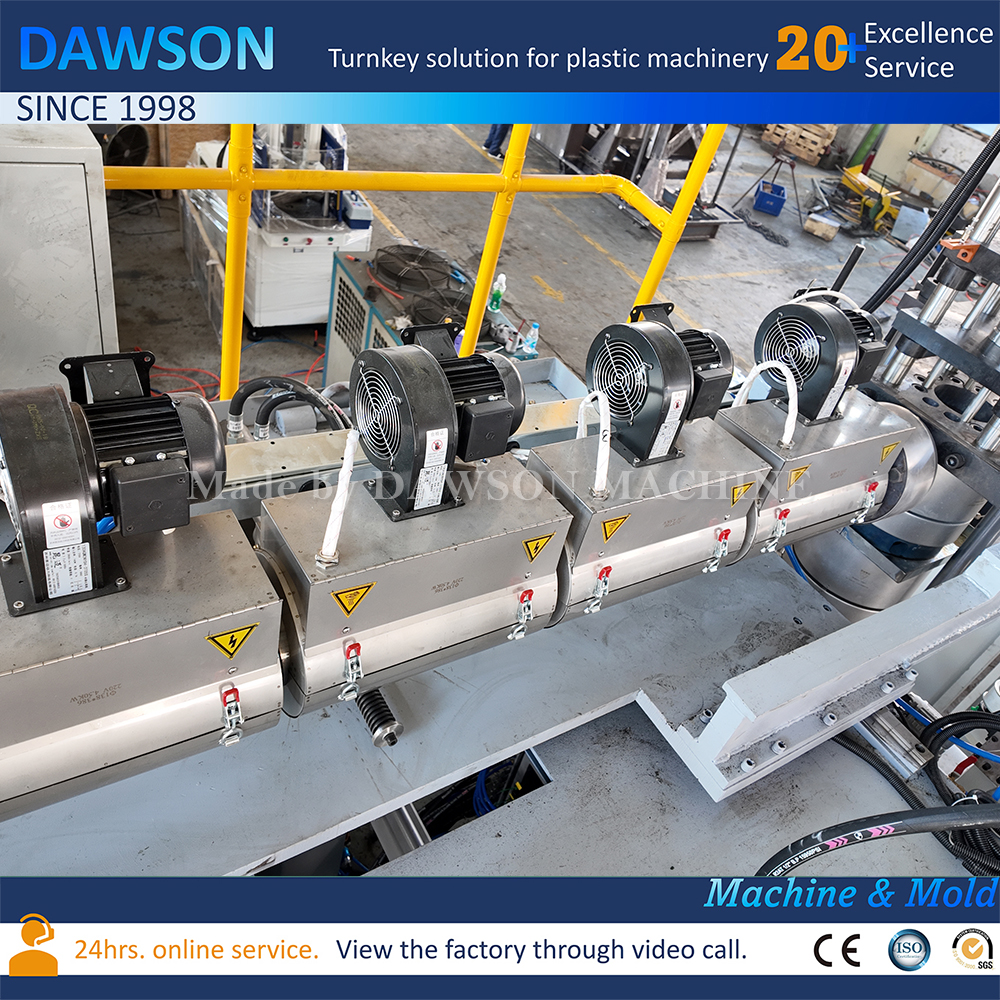 DAS Wall Thickness Control Auto Car Air Ducts Pipes Blow Making Blow Molding Machine