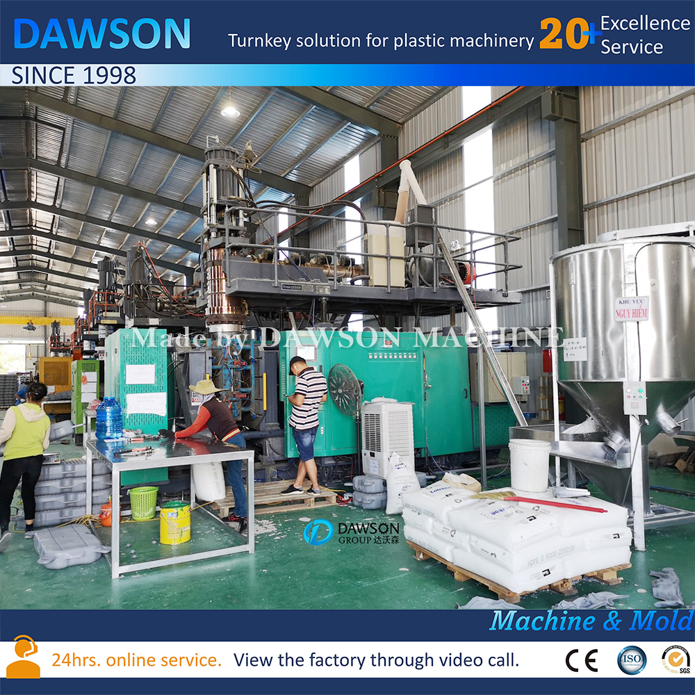 Photovoltaic HDPE Float Making Machine Extrusion Blow Molding Making Machines