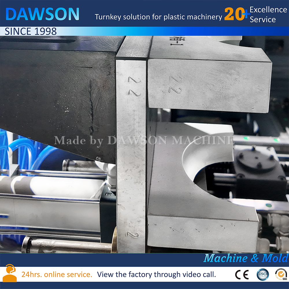 Double Station Single Die Head HDPE Jar Making Machine Wide Mouth Blow Molding Machines