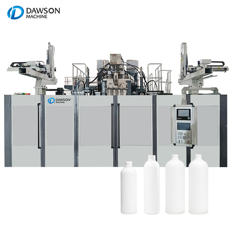 300ml 500ml Plastic Bottle Making Machine Double Station 4 Die Head Blow Molding Machine