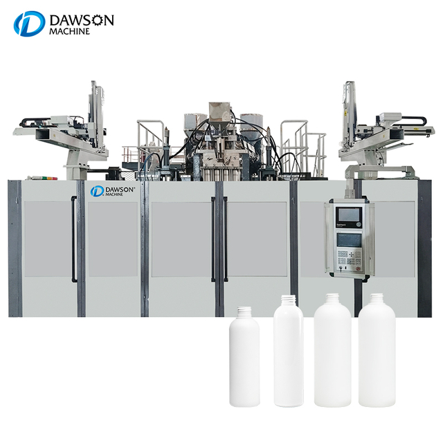300ml 500ml Plastic Bottle Making Machine Double Station 4 Die Head Blow Molding Machine