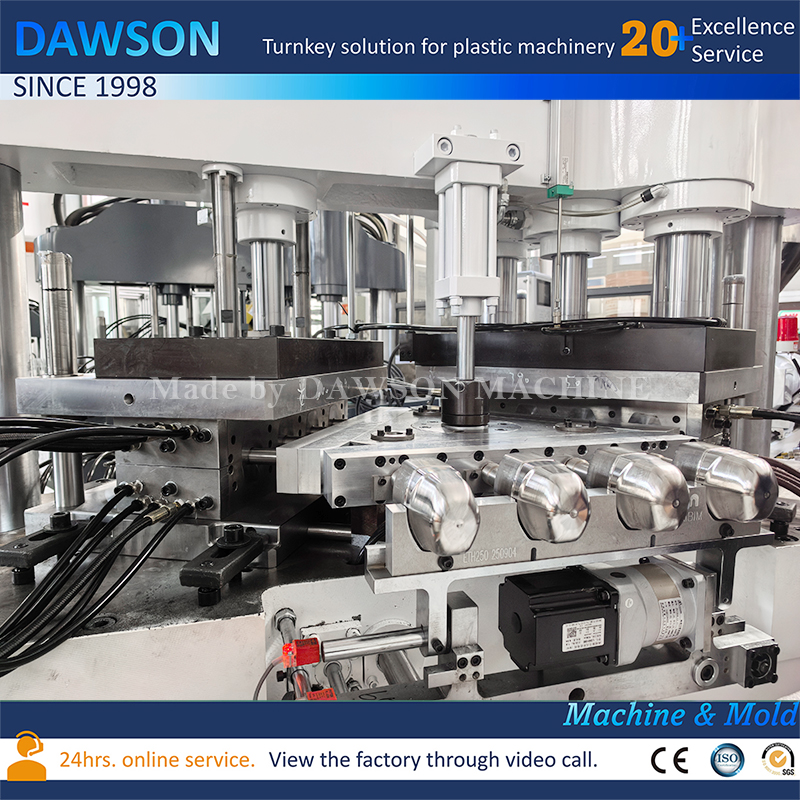 High-Precision Vaseline Cream Container Making Machines Cosmetic Packaging Machines 30ml Travel Size Vaseline Jars Compact Injection Blow Molding Machine 