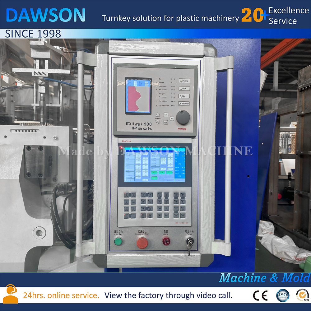 20l Plastic Jerry Can Making Machine Single Station Single Die Head Extrusion Blow Molding Machines