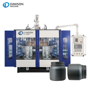 Double Station Single Die Head HDPE Jar Making Machine Wide Mouth Blow Molding Machines