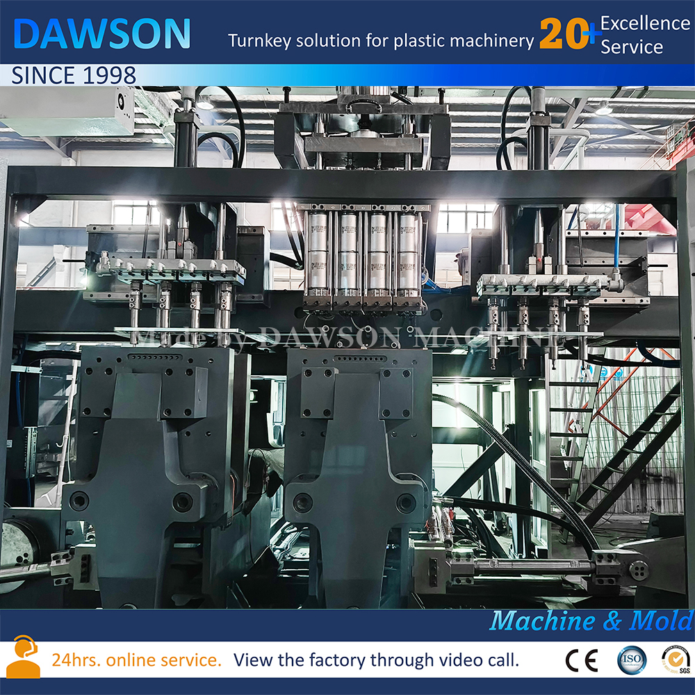 Dobule Station HDPE Making Machine Plastic Container Blowing Molding Machine 