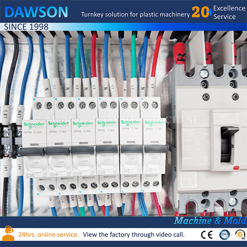 High Speed PLC Control PET Plastic Jar Making Machines Various Sizes Vaseline Jars Injection Blow Moulding Machine