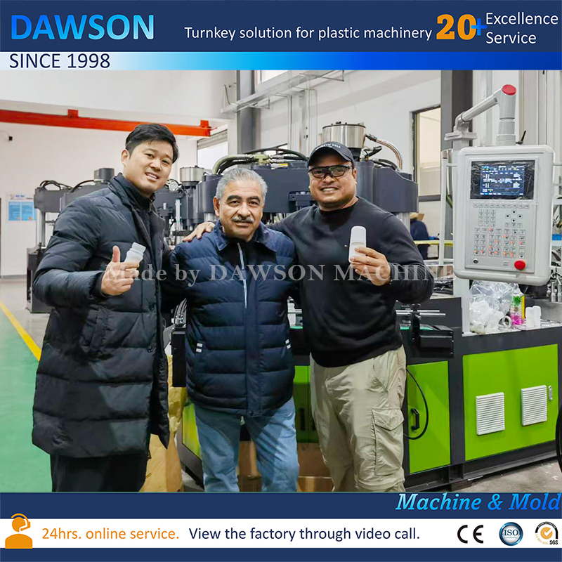 High-Precision Vaseline Cream Container Making Machines Cosmetic Packaging Machines 30ml Travel Size Vaseline Jars Compact Injection Blow Molding Machine 