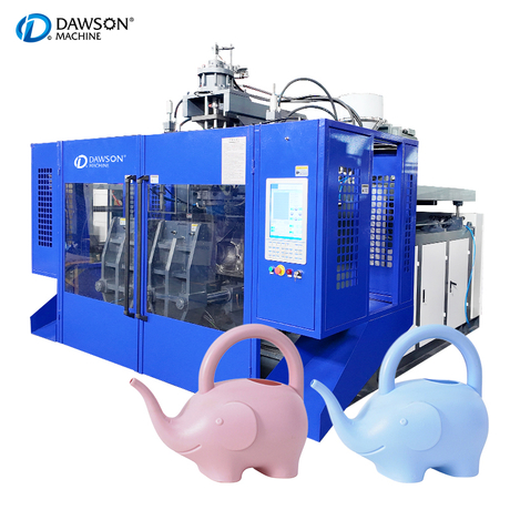 Double Station HDPE Plastic Jars Watering Can Water Pot Jugs 10L Watering Can Pot Making Extrusion Blow Molding Machine Price