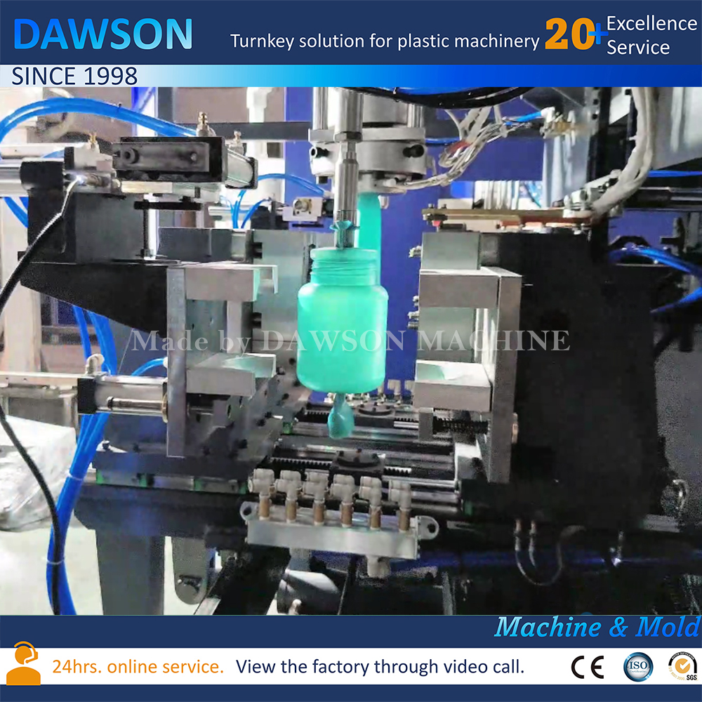 Wide-mouth Plastic HDPE Jar Blow Molding Machine Extrusion Blow Molding Machine