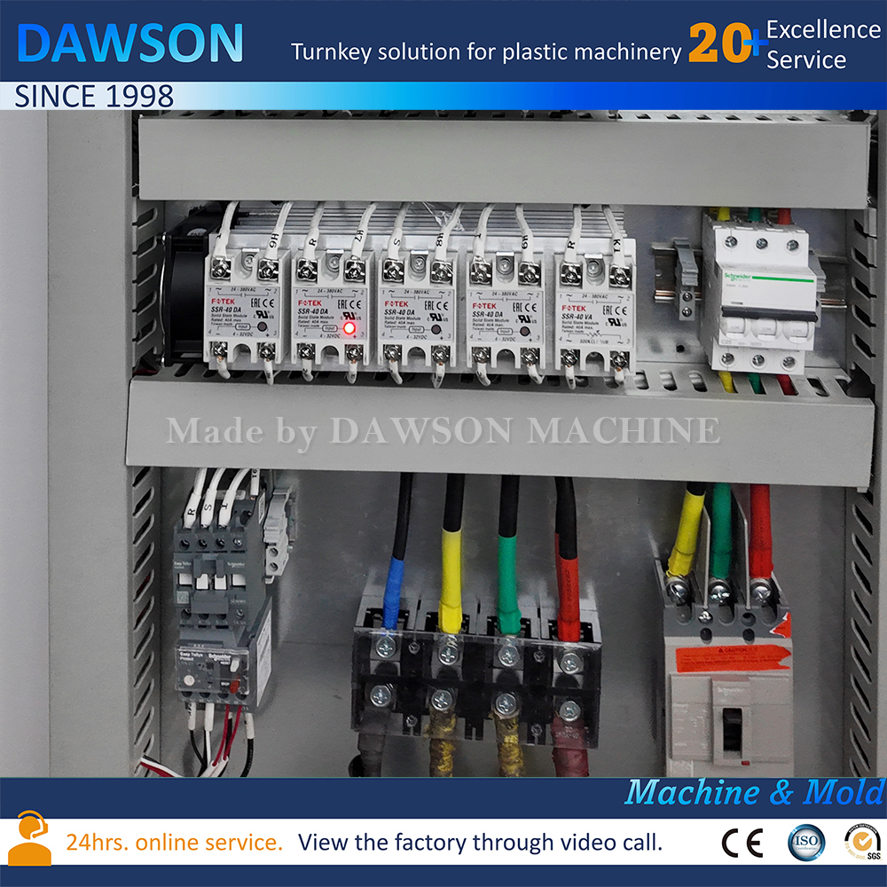 Double Station Single Die Head HDPE Jar Making Machine Wide Mouth Blow Molding Machines