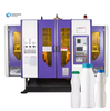 Fully Automatic Double Station Extrusion Blow Molding Machine for Small Milk Bottle 