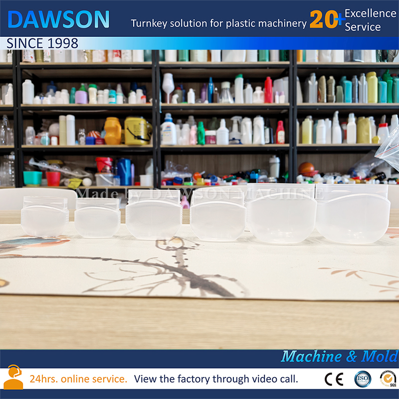 Fully Automatic Opaque White Vaseline Jars Injection Blow Molding Making Machines Injection Blow Moulding System