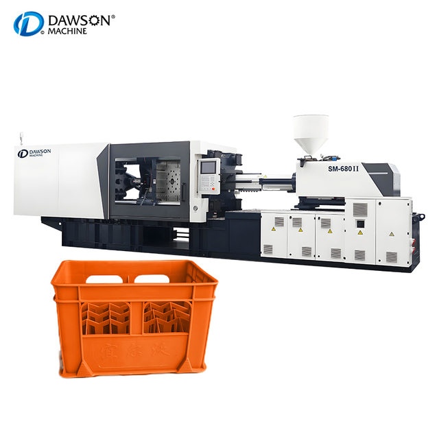 Automatic SM-680II 750T Plastic Beer Box Injection Molding Machine Beer Plastic Crate Making Machine