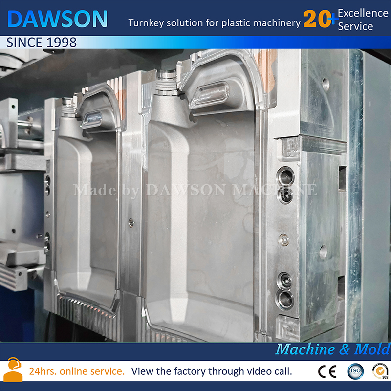 DSB90II Double Station Double Die Head Extrusion Blow Molding Machine for 5L HDPE Jerry Cans