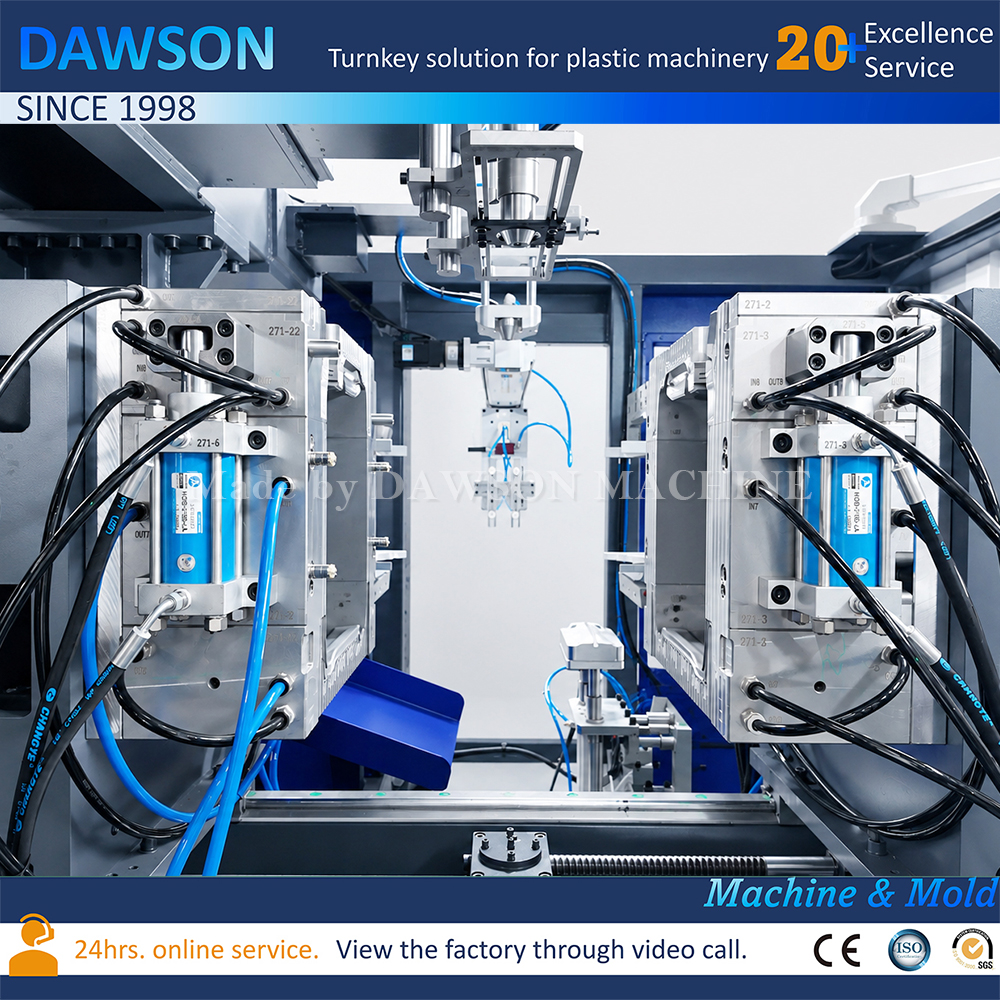 Industrial Single Die Head Extrusion Blow Molding Machine Lubricant Oil Jerry Can Machine Blow Molding Machines for Plastic Storage Drum Manufacturing