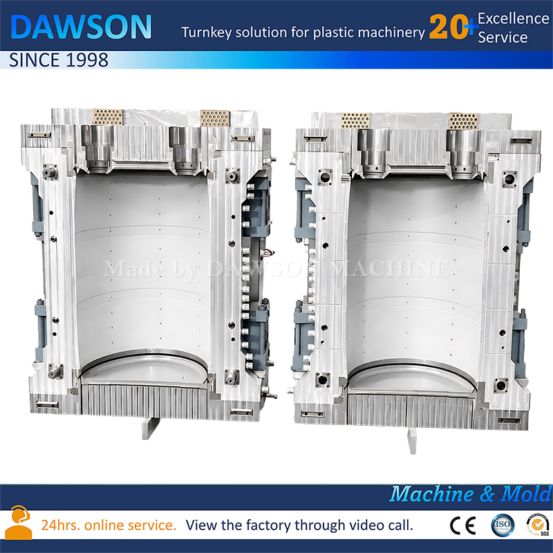 Precision Cooling Design 200L Chemical Barrel Blow Molding Mold for Stable Industrial Container Production