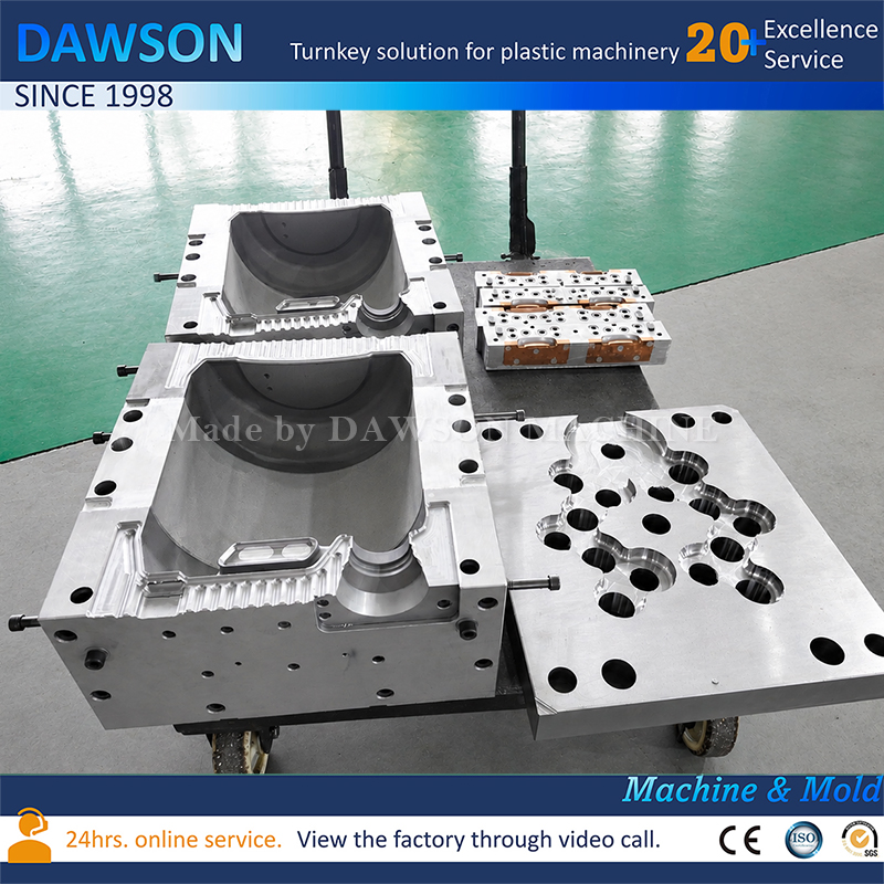 20L-60L HDPE Blow Molding Mold Custom Jerry Can Extrusion Blow Mould for Storage Containers
