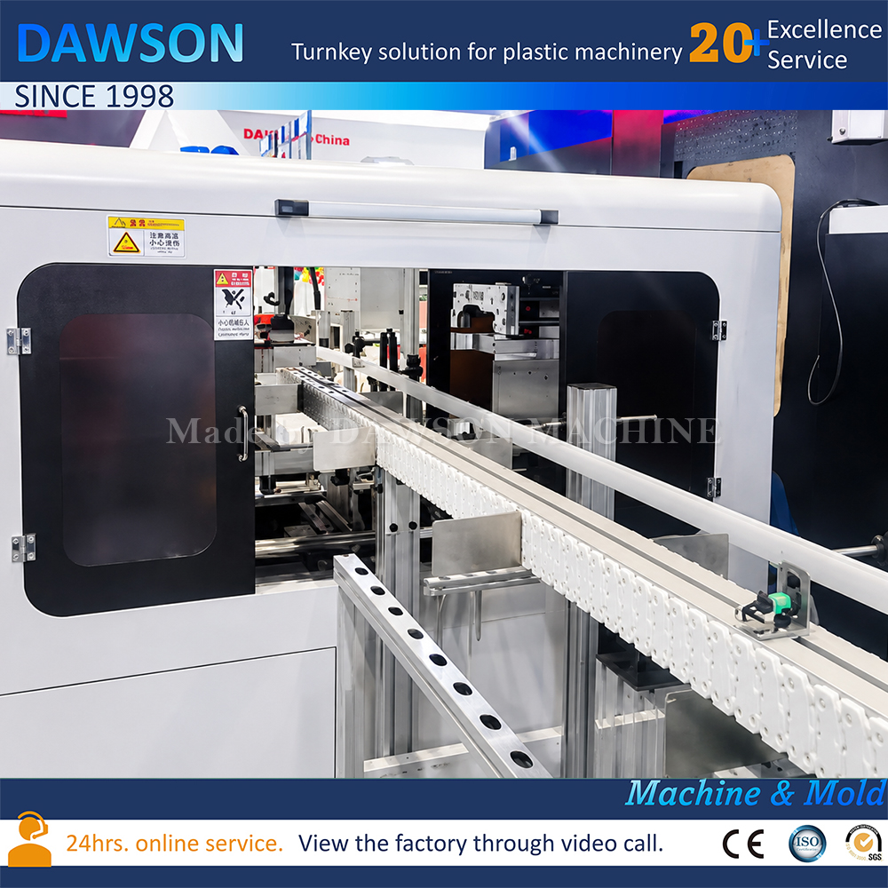 High Speed Plastic Bottle Making Machine 6 Station Rotary Blow Molding Machine for HDPE Edible Oil Jerry Can Bottle Production