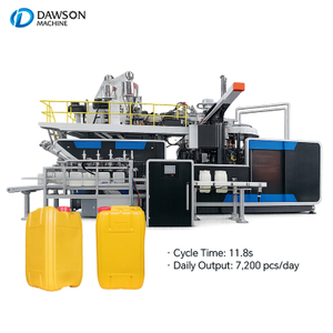 HDPE Jerry Can Bottle Making Machines Rotary Blow Moulding Machines for Rotary Servo Control