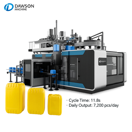 High Speed 6 Station 1L-25L HDPE Jerry Blow Molding Machine Rotary Blow Molding Machine