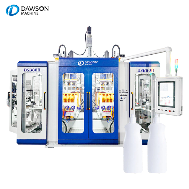 Automatic Double Station Extrusion Blow Molding Machine for 1L Laundry Detergent and Cleaning Bottles