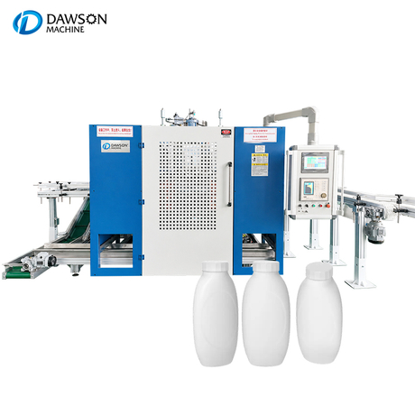 High Speed Baby Powder Bottle Machine Double Station Double Die Head HDPE Baby Powder Bottle Blow Molding Machine for 540ml Bottles