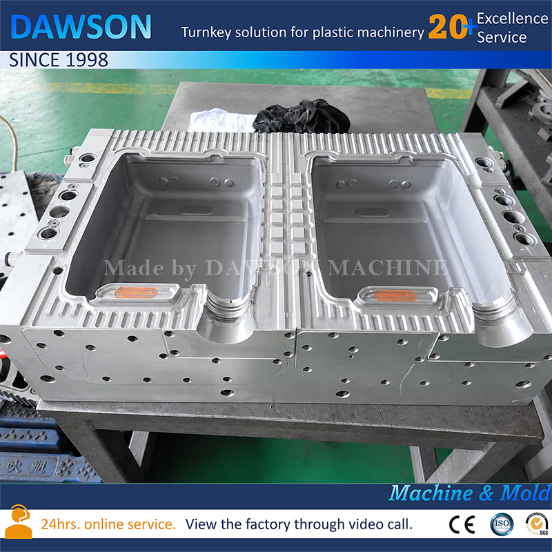 7075 Aluminum Blow Molding Mold 20L-60L HDPE Extrusion Blow Mould for Lubricant Containers