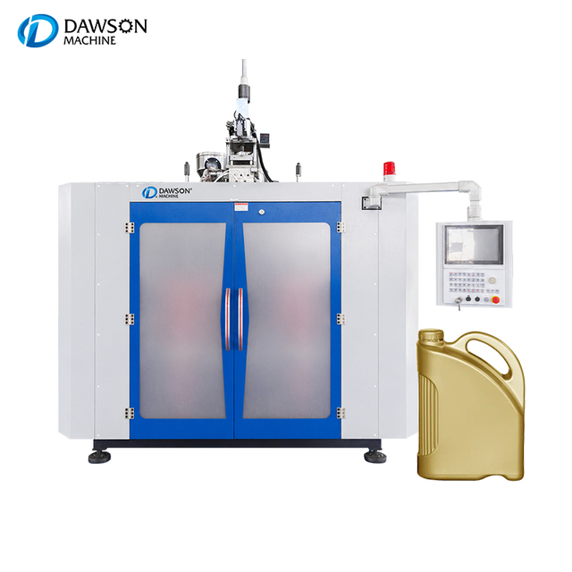 High Efficiency Double Station Extrusion Blow Molding Machine for Plastic Oil Bottle Production HDPE Container Manufacturing