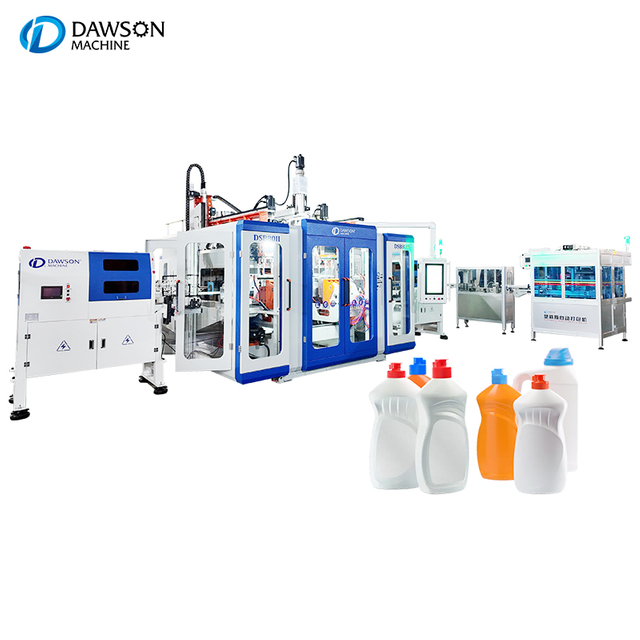 High Output Household Cleaning Bottle Machine DSB80II Double Station Extrusion Blowing Molding Machines