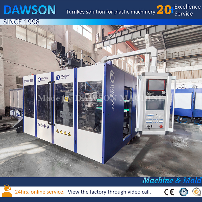 30L Single Die Head Extrusion Blow Molder HDPE Jerry Can Making Machinefor HDPE Plastic Jerry Can Manufacturing