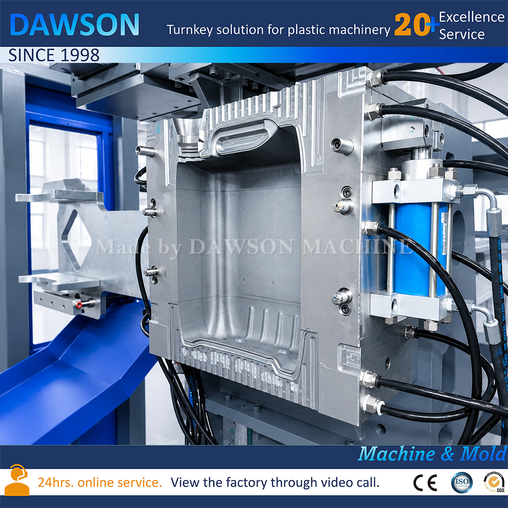 High Output HDPE Jerry Can Blow Molding Machine Precision Wall Thickness System for Industrial Packaging Applications