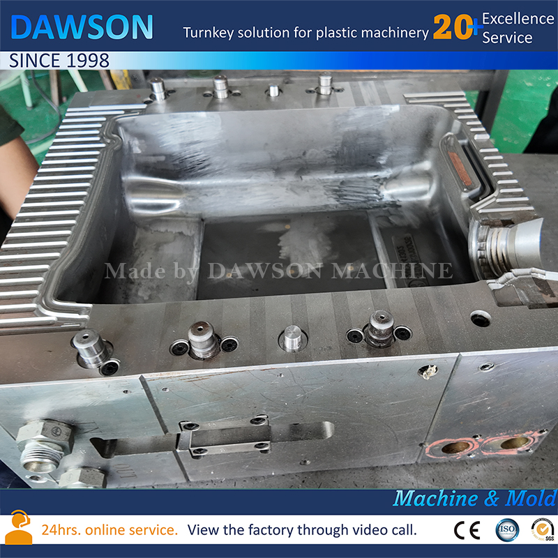 7075 Aluminum Blow Molding Mold 20L-60L HDPE Extrusion Blow Mould for Lubricant Containers