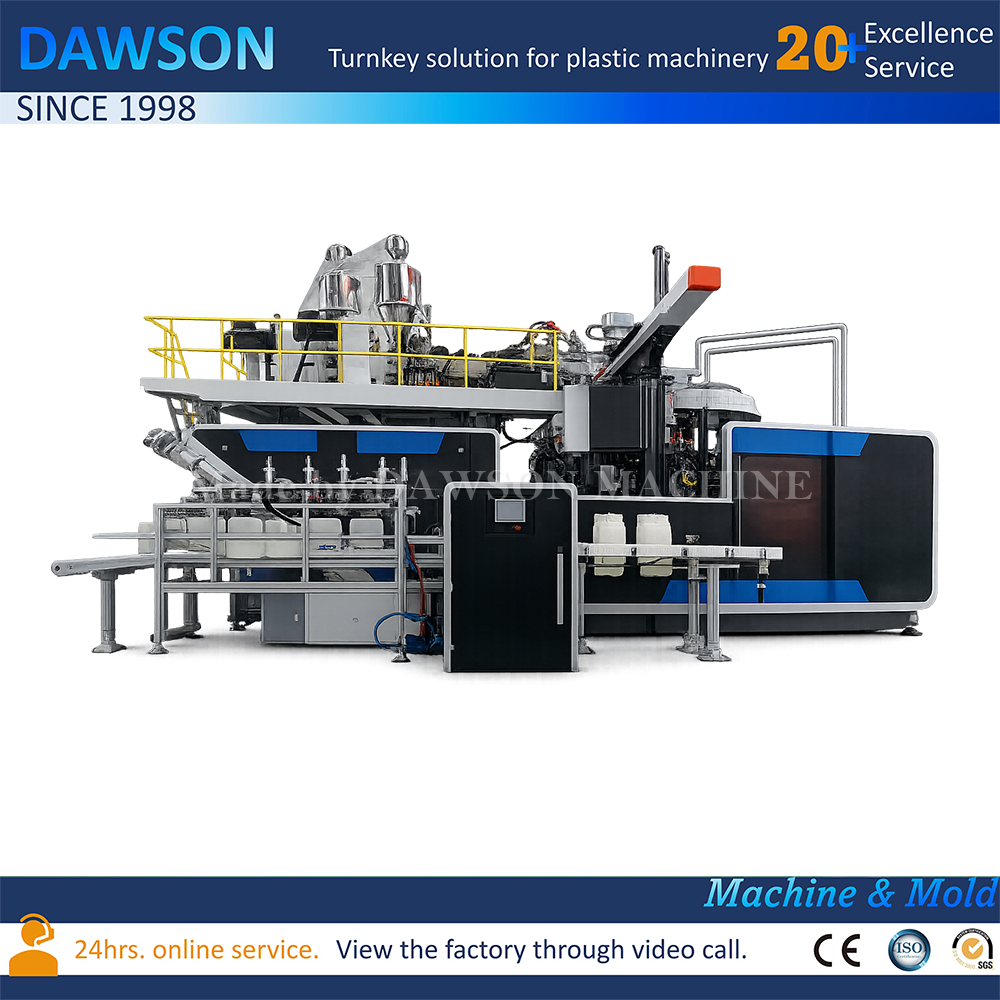 Automatic Jerry Can Making System HDPE Chemical Jerry Can Lubricant Bottle Blowing Molding Machine