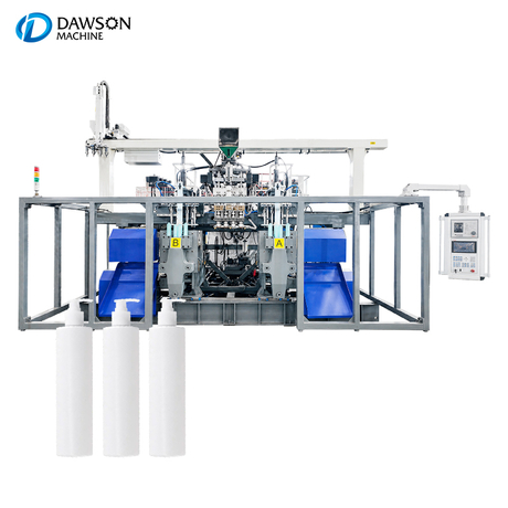 Industrial 4 Head Double Station Blow Molding Machine Plastic Container Making Machine for Small Bottle HDPE Packaging Manufacturing