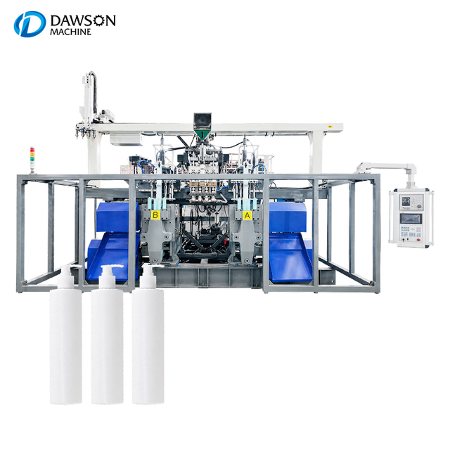 Industrial 4 Head Double Station Blow Molding Machine Plastic Container Making Machine for Small Bottle HDPE Packaging Manufacturing
